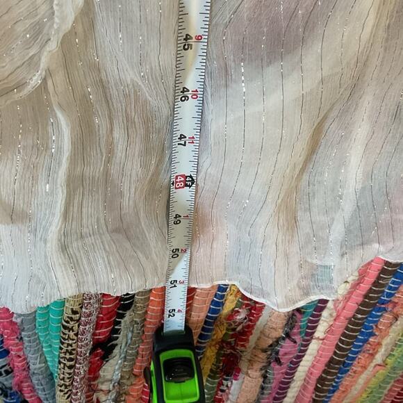 Alice McCall Moon Dance Maxi Dress in Metallic White Size 6 - Picture 12 of 12